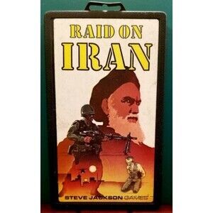 1980 Raid on Iran Pocketbox War Game from Steve Jackson Games 1150N Complete